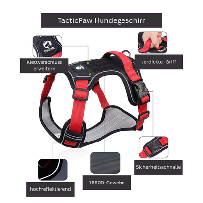 TactiPaw – Reflektierendes, wasserdichtes Outdoor-Hundegeschirr für mittlere und große Hunde