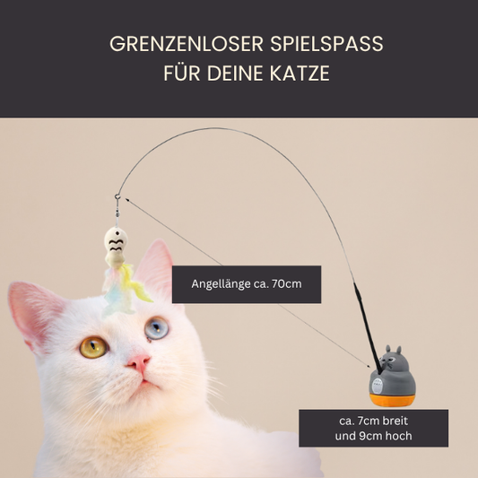 MagicFeather – Interaktives Feder-Katzenspielzeug für verspielte Katzen