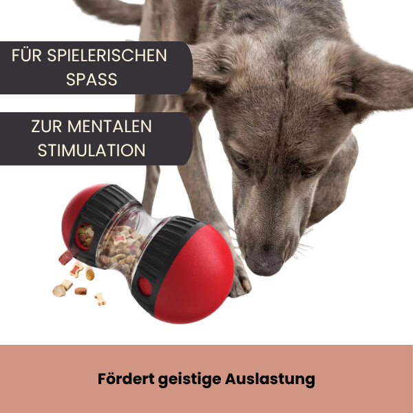 BrainBite – Intelligentes Futterball-Spielzeug für Hunde | Interaktiver Leckerli-Spender & Intelligenztrainer