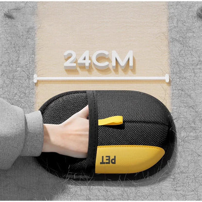 Fellmagnet - der sanfte Handschuh, der 90% loser Tierhaare in Sekunden entfernt